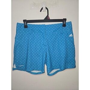 Adidas Women's Adizero Stretchy Golf Shorts Blue Star Pattern‎ Size 2